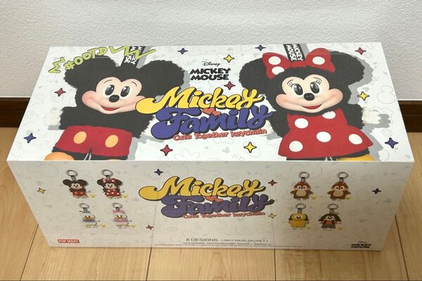POPMART DISNEYミッキーファミリーぬいぐるみキーチェーン アソートBOX