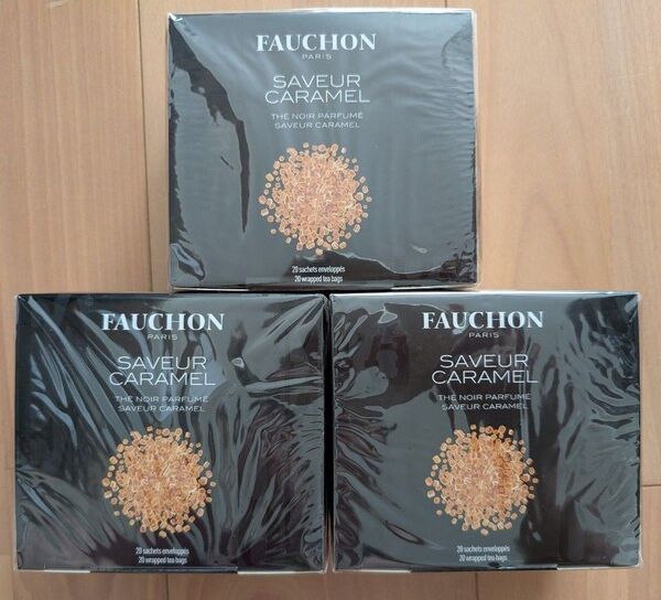 FAUCHON紅茶 キャラメル ティーバッグ 3箱