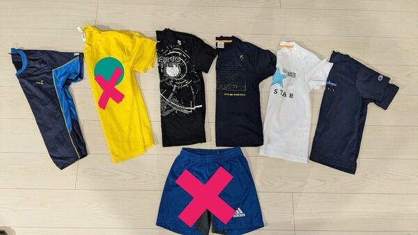 バスケット 練習着 150 Tシャツ5枚