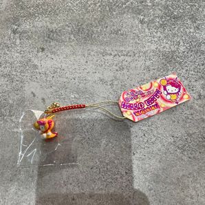 ハローキティ 長崎限定 龍踊りバージョン ストラップ 未使用品