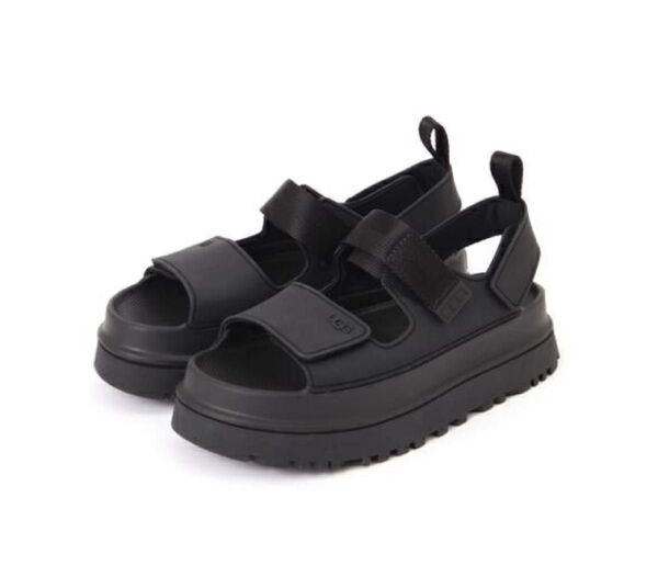 アグ UGG W GOLDENGLOWサンダル(ブラック)24cm