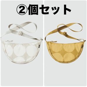 第1弾 即完売商品♪ marimekko×UNIQLO ラウンドミニショルダーバッグ 2個セット