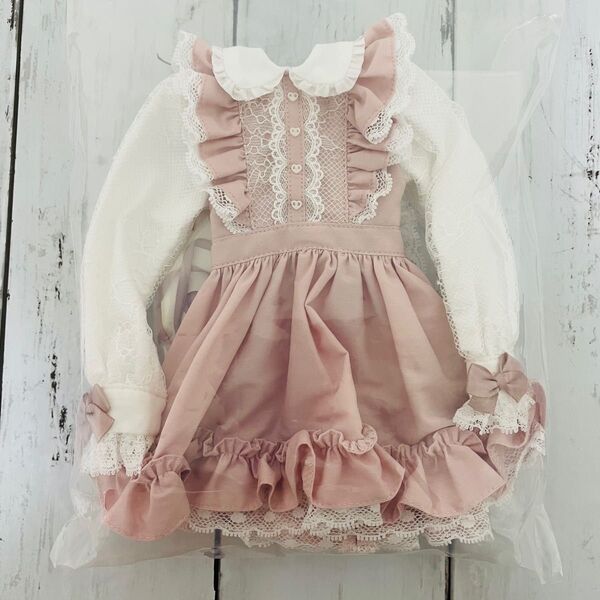 ドール服 SDM MDD psycho-lab Lace Heartsフルセット 薄いピンク アウトフィット ディーラー様製