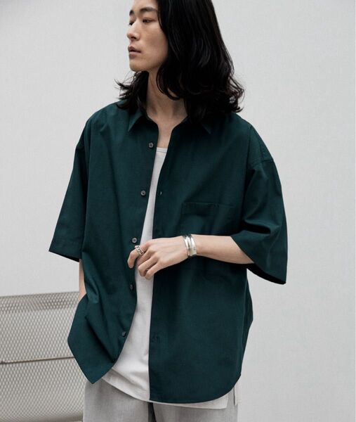 TENCEL WIDE HALF SLEEVE SHIRT