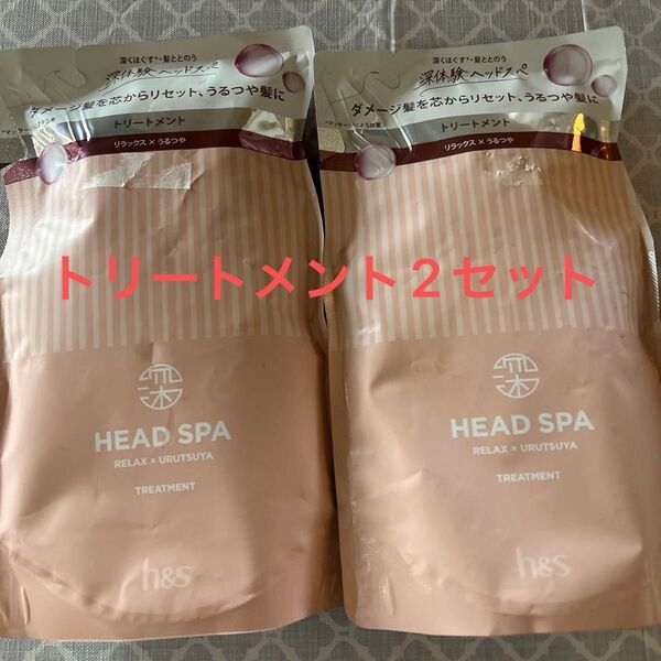 h&s 深体験ヘッドスパ リラックス×うるつや トリートメント レフィル 350g2セット