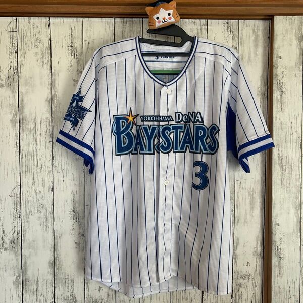 横浜DeNAベイスターズ ユニフォーム 3 Mサイズ スターマンのぬいぐるみリストバンド付き
