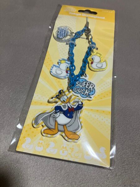 【ディズニー】ドナルドダック ストラップ 新品未開封!