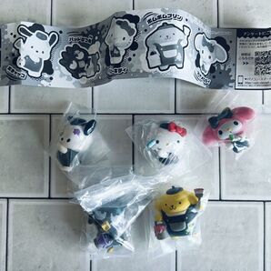 サンリオキャラクターズ ペイントフィギュア クールポップver. 全5種セット コンプ コンプリートセット