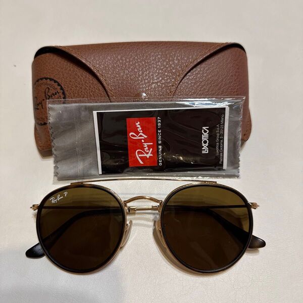 Ray-Ban サングラス ブラウン ケース付き