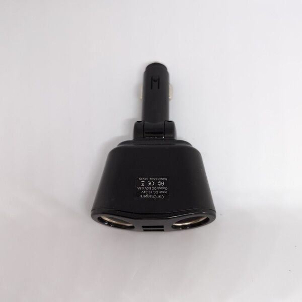 シガーソケット 車載充電器 2連 USBポート 12V 24V