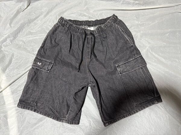 WTAPS 24SS MILS2301/SHORTS デニムカーゴショーツ 黒 XL