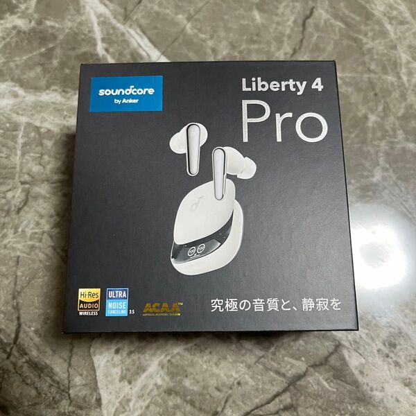 値下げ不可 新品未開封 サウンドコアLiberty 4 Pro ワイヤレスイヤホン ホワイト Anker Soundcore
