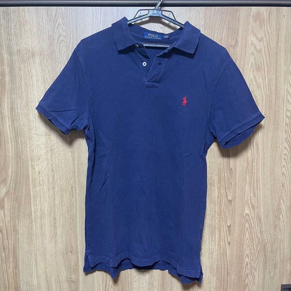 ポロ ラルフローレン スリムフィット メンズ ポロシャツ M 半袖 ネイビー POLO RALPH LAUREN
