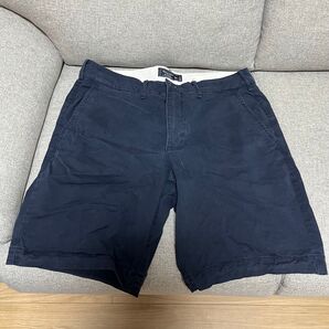 Abercrombie & Fitch アバクロ ネイビー ショートパンツ 31 ハーフパンツ
