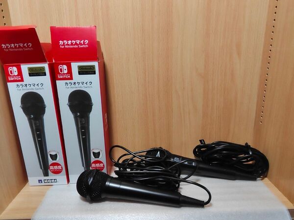 美品【switch 周辺機器】マイク2本セット HORI