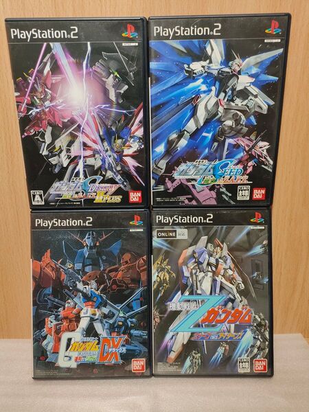 【PS2 ソフト】機動戦士ガンダム エゥーゴ VS ティターンズ 4本セット