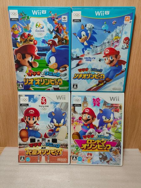【wii ソフト】マリオ&ソニック オリンピックゲーム 4本セット