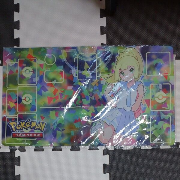 【プレイ未使用品】ポケモン ハーフプレイマット リーリエ 350x595