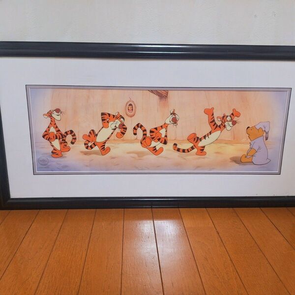 【鑑定書つき】くまのプーさん ティガー ディズニー セル画 Bouncy Troucy Tigger 5000枚限定