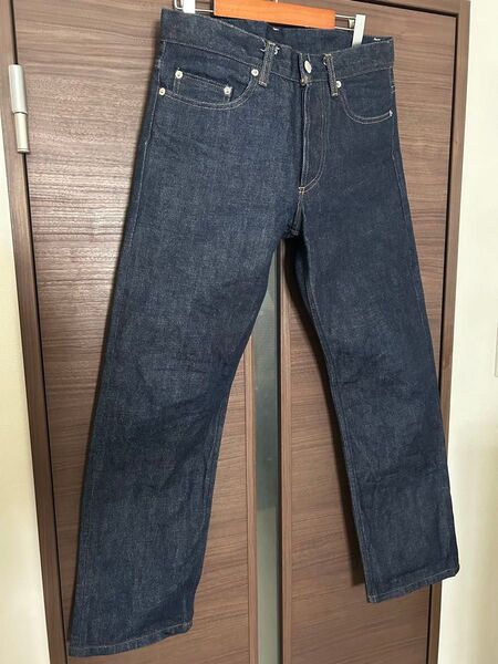 United arrows beauty&youth セルビッチデニム 美品 濃紺 31インチ ボタンフライ ジーンズ 赤耳