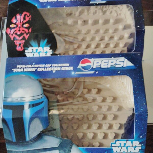 スター・ウォーズ ペプシボトルキャップ&コレクションステージ 2台 非売品