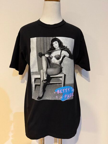 90s Betty Page ヴィンテージ Tシャツ USA Mサイズ