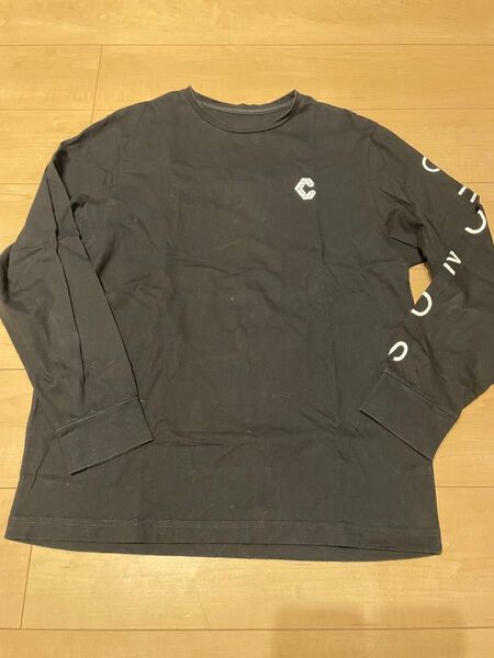 クロノスCRONOSロンT ブラック Sサイズ(オーバーサイズ)