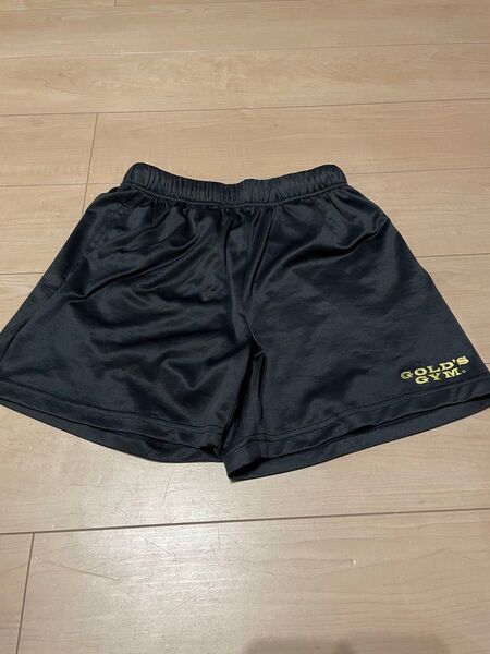 GOLD'S GYM ドライメッシュハーフパンツ ブラック