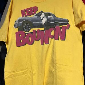 ruthless records Keep Bouncin' Tシャツ イエロー Lサイズ 古着
