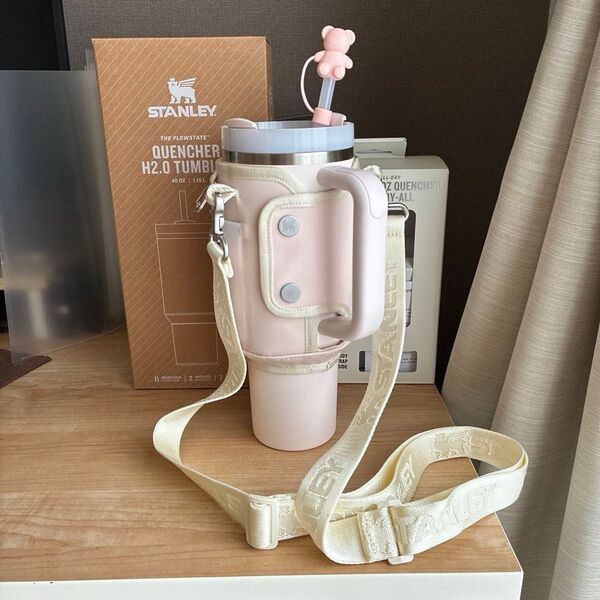 【新品売り切れ色セット】スタンレー クエンチャー キャリーオール ストローキャップ ローズクォーツ