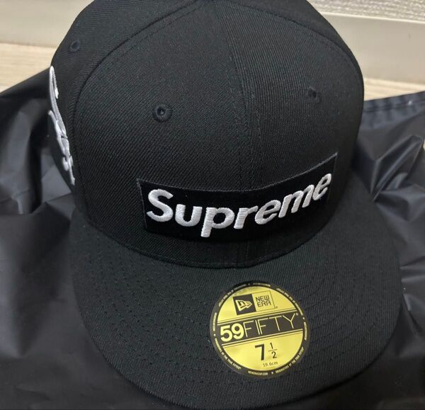 Supreme MLB Teams Box Logo New Era Black
