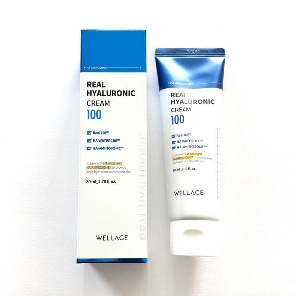 WELLAGE ウェラージュ リアルヒアルロニック100クリーム 80ml