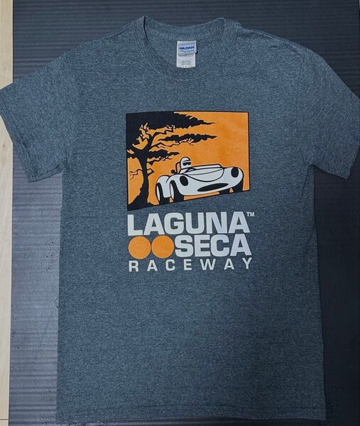 LAGUNA SECA RACEWAY Tシャツ グレー Sサイズ