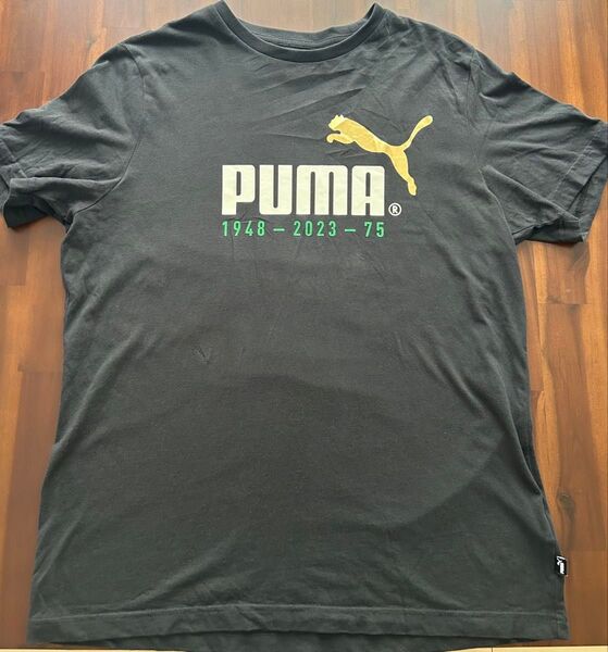 PUMA 75周年記念Tシャツ ブラック XL
