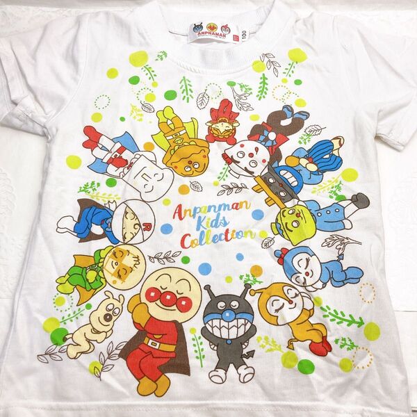 アンパンマンキャラクター 半袖Tシャツ 100cm