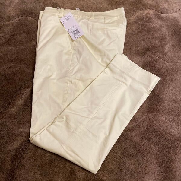 新品未使用 オフオン スティックパンツ Mサイズ 薄い黄色