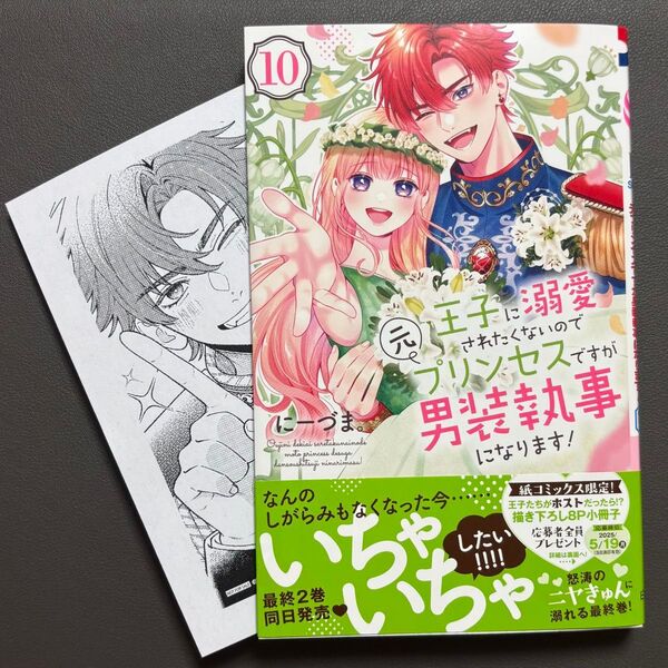 王子に溺愛されたくないので元プリンセスですが男装執事になります! 10 ペーパー付き