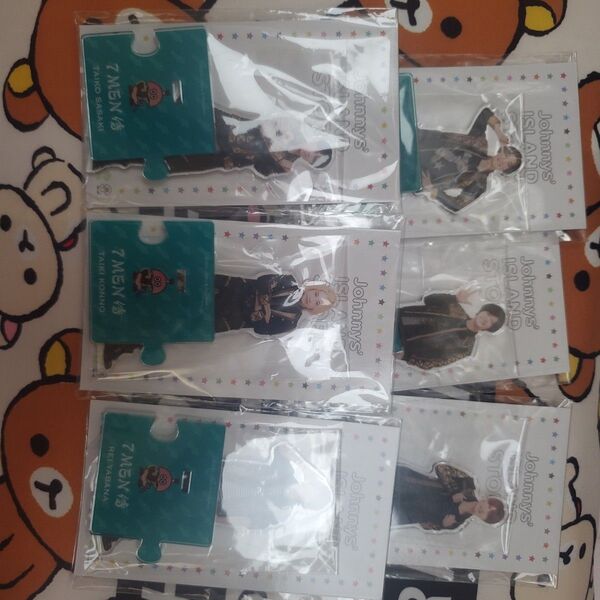 6個セット 7 MEN 侍 アクリルスタンド Johnnys' ISLAND STORE