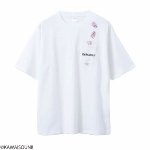 新品未使用 おぱんちゅうさぎ 半袖Tシャツ FREE ホワイト