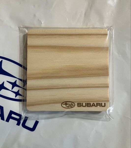 スバル オリジナル杉コースター 新品 非売品
