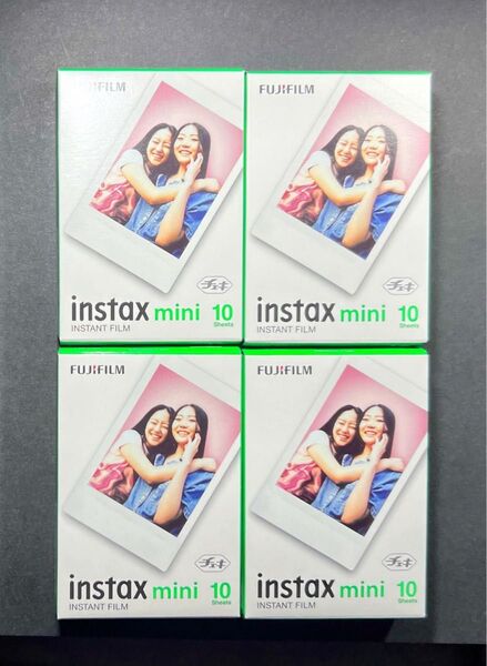FUJIFILM instax mini インスタントフィルム 10×4箱