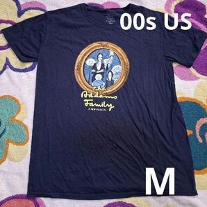 US 00s アダムス・ファミリー ミュージカル Tシャツ M