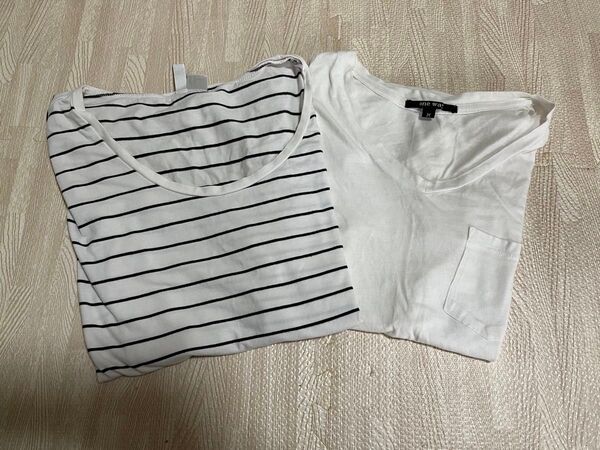 H&MボーダーTシャツ one wayTシャツ Mサイズ