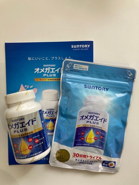 【正規品 未開封】サントリー オメガエイドPLUS 180粒入×2