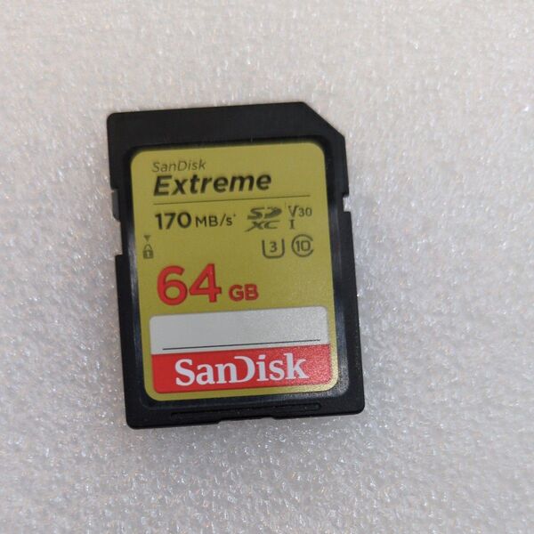 SanDisk SDカード Extreme 64GB SDSDXV2-064G-GNCIN箱無しメモリのみ
