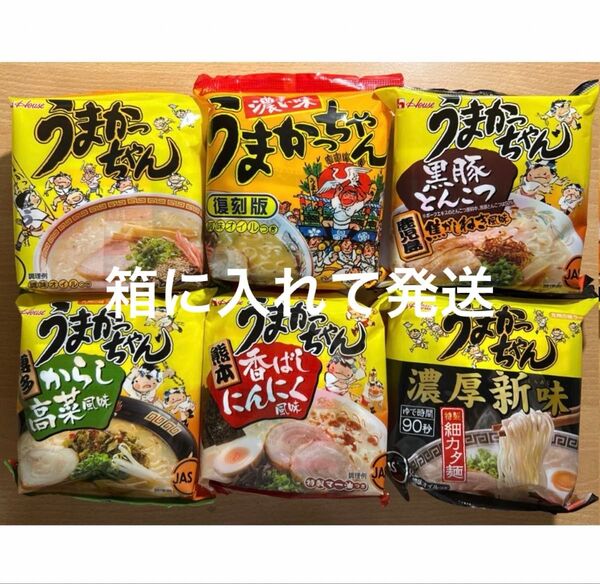うまかっちゃん 6種6個セット お試しセット とんこつラーメン ハウス食品