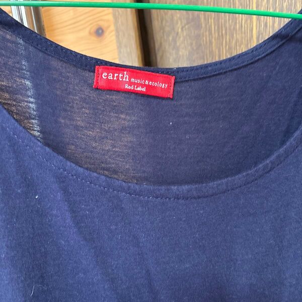 earth music&ecology Red Label ノースリーブ カットソー