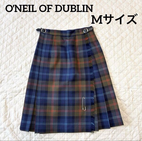 O'NEIL OF DUBLIN オニール オブ ダブリン ビンテージモデル クラシック膝丈 スカート Mサイズ 美品