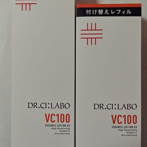 ドクターシーラボ VC100 エッセンスローションEX 285ml ポンプ&付け替えレフィルの2個セット