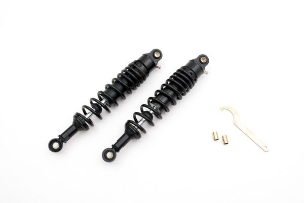340mm リアサスペンション リアショック 黒 汎用 旧車 ゼファー B206